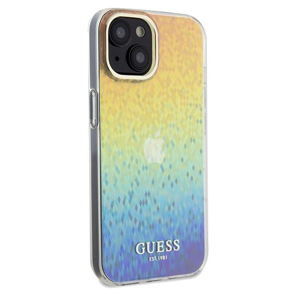Guess Guhcp14Shdecmi Iphone 14 / 15 / 13 6.1 Wielokolorowy Hardcase Iml Faceted Mirror Disco Iridescent
