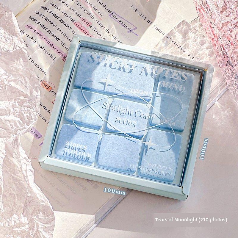 

Good-looking Tearable Sticky Stick Label Creative Primary School Student Special Index Stickers Expansion Stickers for Junior High School Students [210] Tears of Moonlight