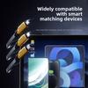 3 In 2 240W Fast Charging Cord For Micro USB Type C Charger Cable 1.2m Multi Usb Port Multiple Usb Charg Cord For huawei