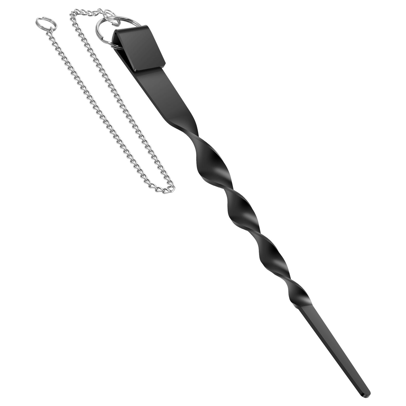 Rain Chain Ground Anchor/Stake Iron Rain Chain Cup Garden Rainwater Drainage Rain Catcher Anchoring Stake Outside Downspout чёрный