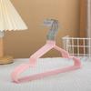 New Household Bold Children's Anti Slip Clothes Hanger with Seamless Hook, Anti Shoulder Corner, Anti Slip Bold Clothes Hanger