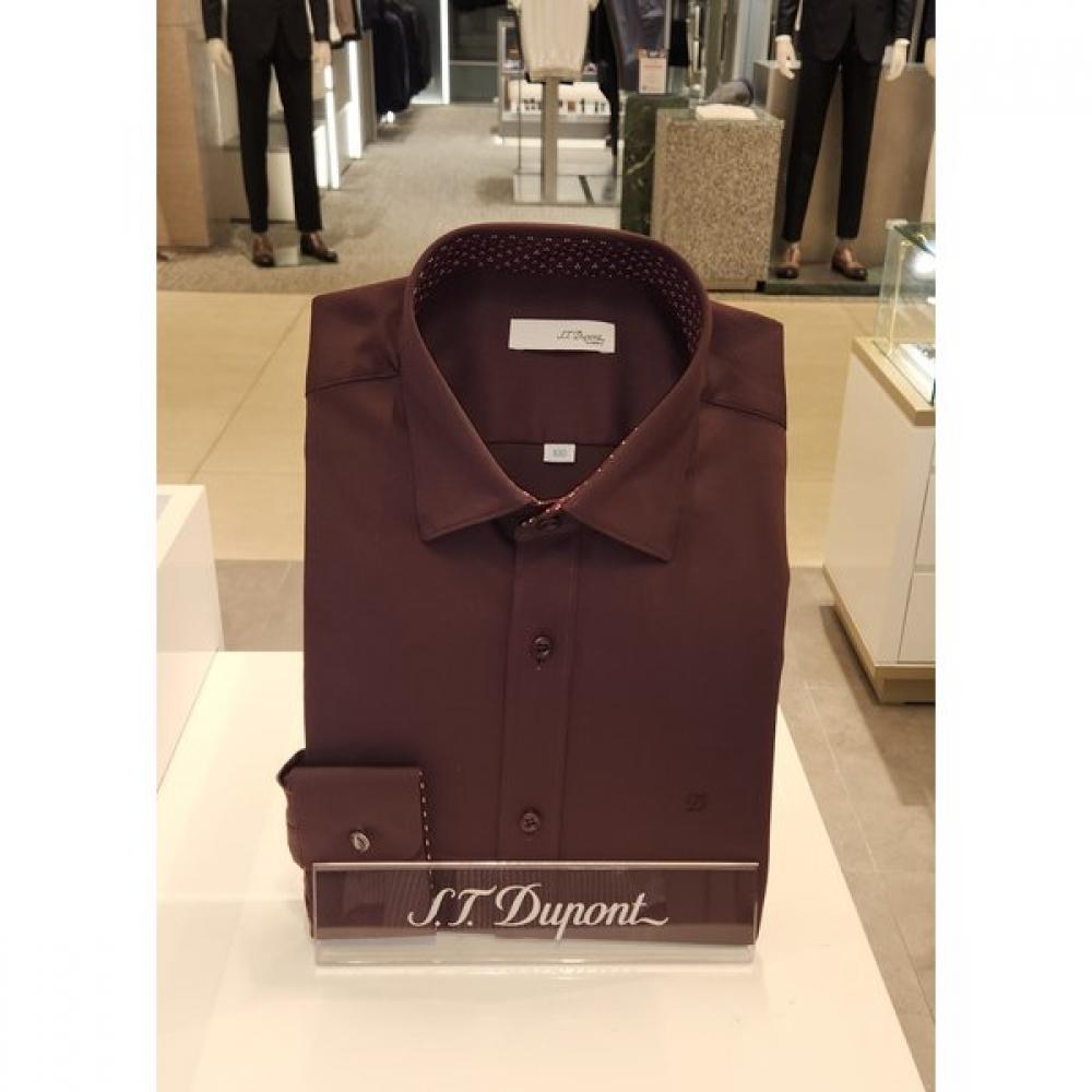 S.t. Dupont Slim Fit Long Sleeve Shirt Se4fm21ls316sbw 95