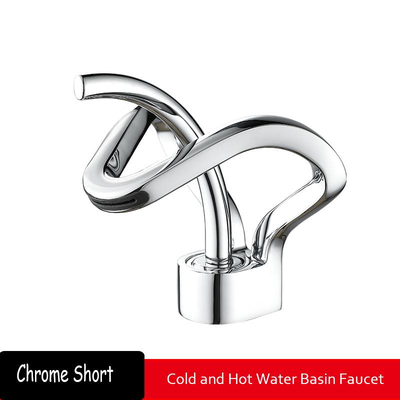 

Водопад Креативный смеситель для ванной комнаты Смеситель для раковины Смеситель для горячей и холодной воды с креплением на бортике Кран с латунным корпусом Одноотверстие Смесители