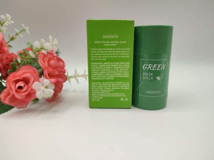 Bâton de masque gommant - Non comédogène - 50 ml - Élimine les points noirs - Clarifie les tâches - Mixte