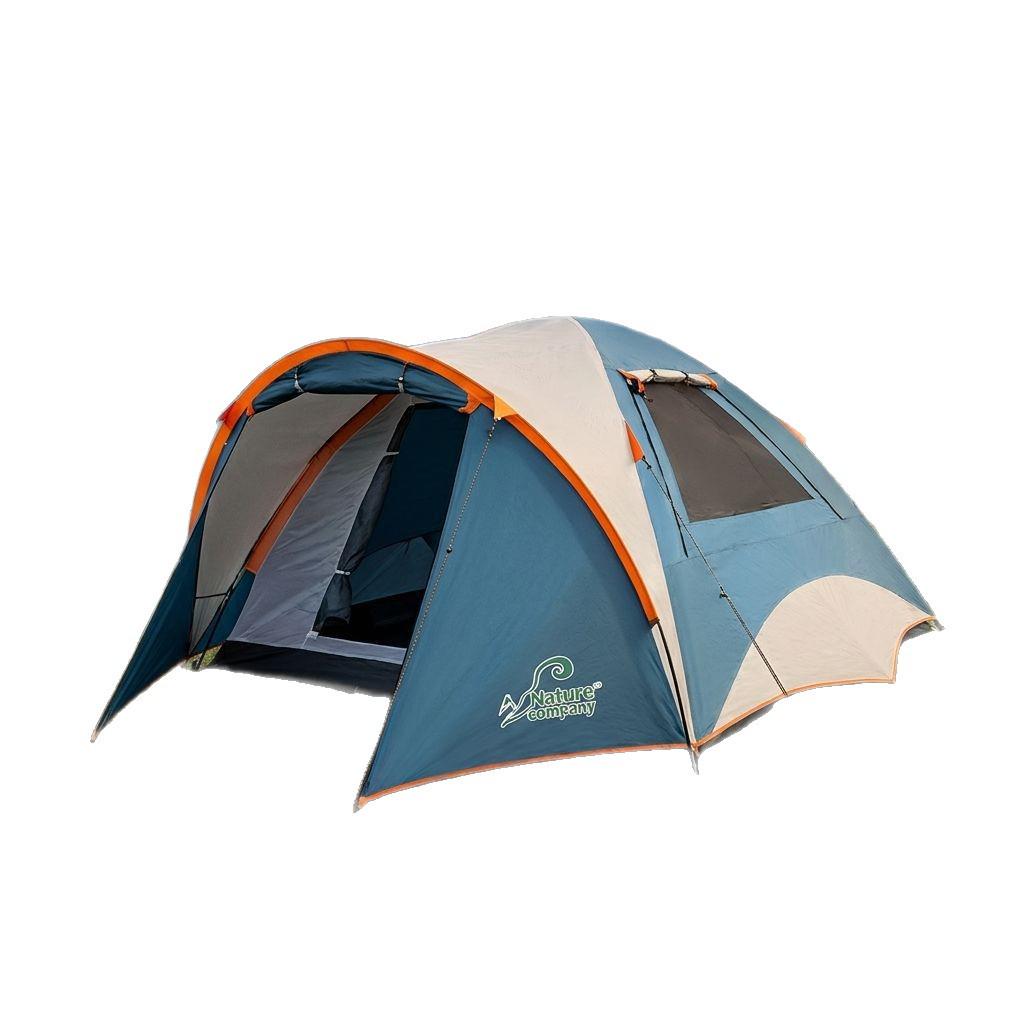 Lightweight Multi-Person Camping Tent with Vestibule - Windproof & Rainproof for Hiking & Outdoor Travel