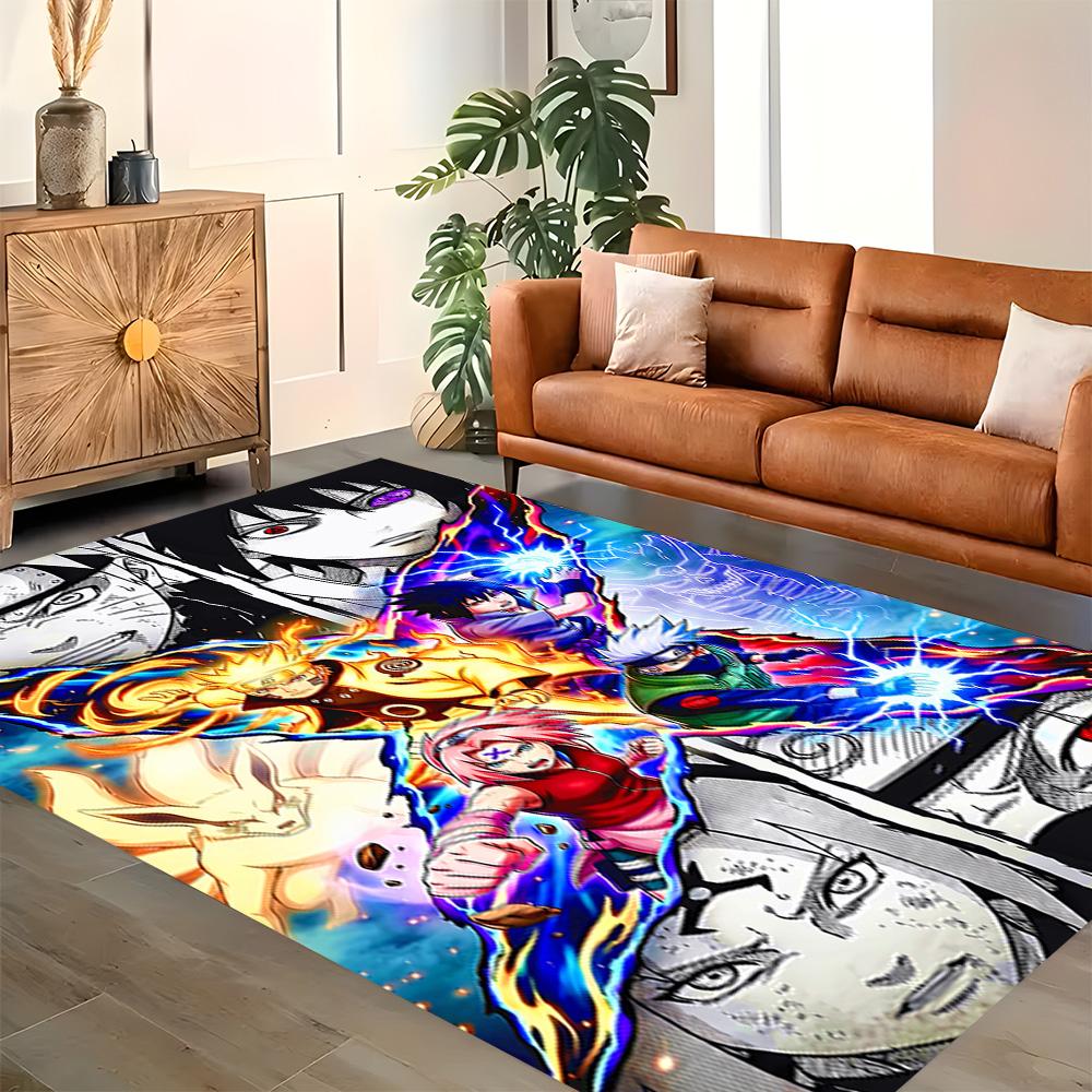 Naruto's Fire Mode for Living Room, Bedroom Rug, Study Room, Hallway Decoration, Perfect for Home Decoration or Holiday Gifts