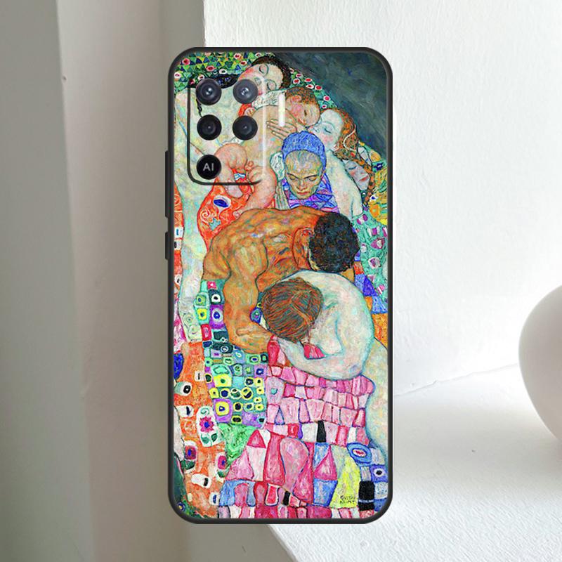 Kiss by Gustav Klimt For OPPO A74 A54 A94 A17 A57 A15 A16 A76 A96 A18 A38 A58 A78 A98 A40 A60 A80 A5 A6 Pro Case