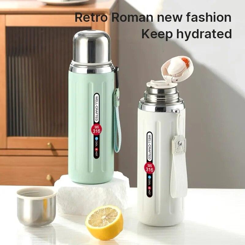 Stainless Steel Thermos Bottle Keep Cold and Hot Bottle Vacuum Insulated Flasks Double Wall Travel Insulated Cup