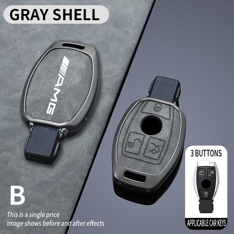 Car Key Case Cover Shell for Mercedes Benz AMG W204 W463 W176 W251 W205 A200 A260 A C R G Class GLA CLA GLK GLC CLS Keychain