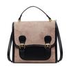 New textured retro backpack women's trend autumn trendy messenger bag fashionable portable small bag