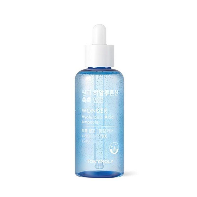 TONYMOLY Wonder Hyaluronic Acid Moist Ampoule 100ml – Intensive Hydration Serum for Dry & Dehydrated Skin | K-Beauty Plumping Moisture Ampoule