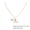 Vintage Heart Pendant Necklace Women Satellite Beads Chain Turquoise Love Necklace 18K Gold Plated Fashion Accessoreis