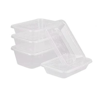 Aoran Disposable Transparent Plastic Food Containers with Lids
