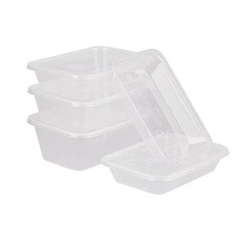 Aoran Disposable Transparent Plastic Food Containers with Lids