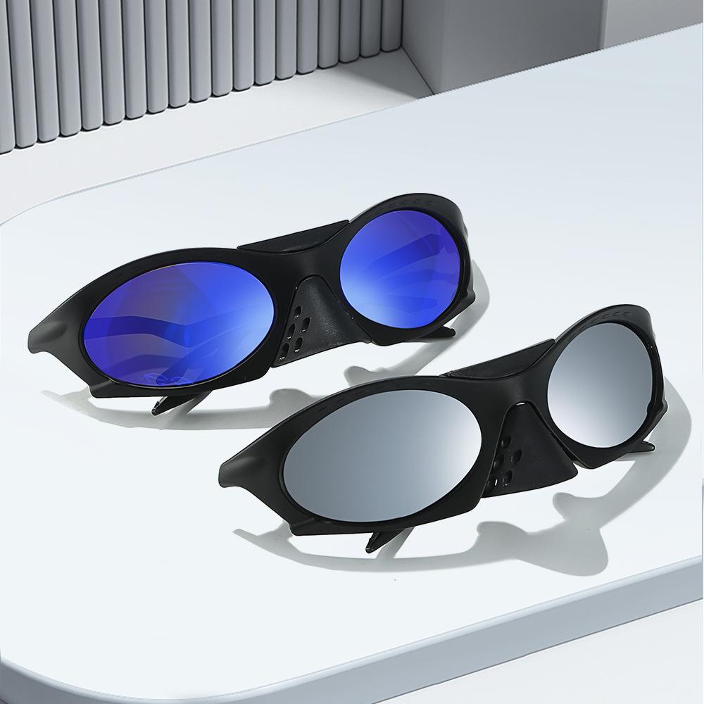 Outdoor sports cycling polarized sunglasses, trendy and retro style, suitable for travel and driving