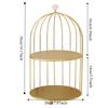 Easy to Clean Iron Storage Holder Cake Stands Desktop Display Stand  Bathroom