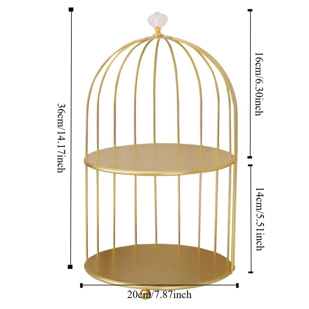 Easy to Clean Iron Storage Holder Cake Stands Desktop Display Stand  Bathroom