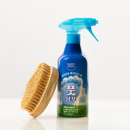 HAPPY BATH Foot Odor Eliminating Shampoo 500ML (Main Product/Refill)
