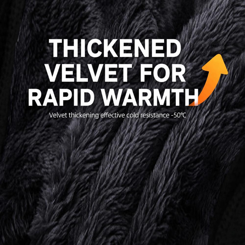 Thickened Full Face Cover Thermal Anti-Cold Knitted Cap New Motorcycle Riding Hat Men Women