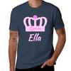 Baby Ella Ist Die Neue Königin In Der Familie T-Shirt Basic Einfaches T-Shirt Für Frühling Und Sommer
