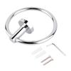 Stainless Steel Towel Ring Bathroom Round Wall-mounted Towel Household Rack Hanger LS