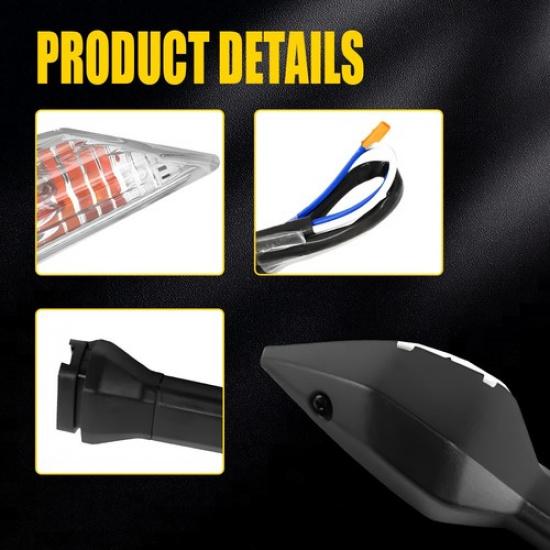 2X Motorcycle Turn Signal Blinker Light Indicator For KAWASAKI Z NINJA KLR 650 A