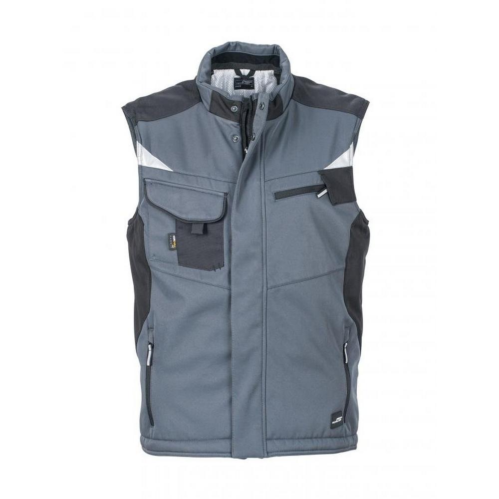 James and Nicholson Unisex Adult Craftsmen Strong Softshell Gilet