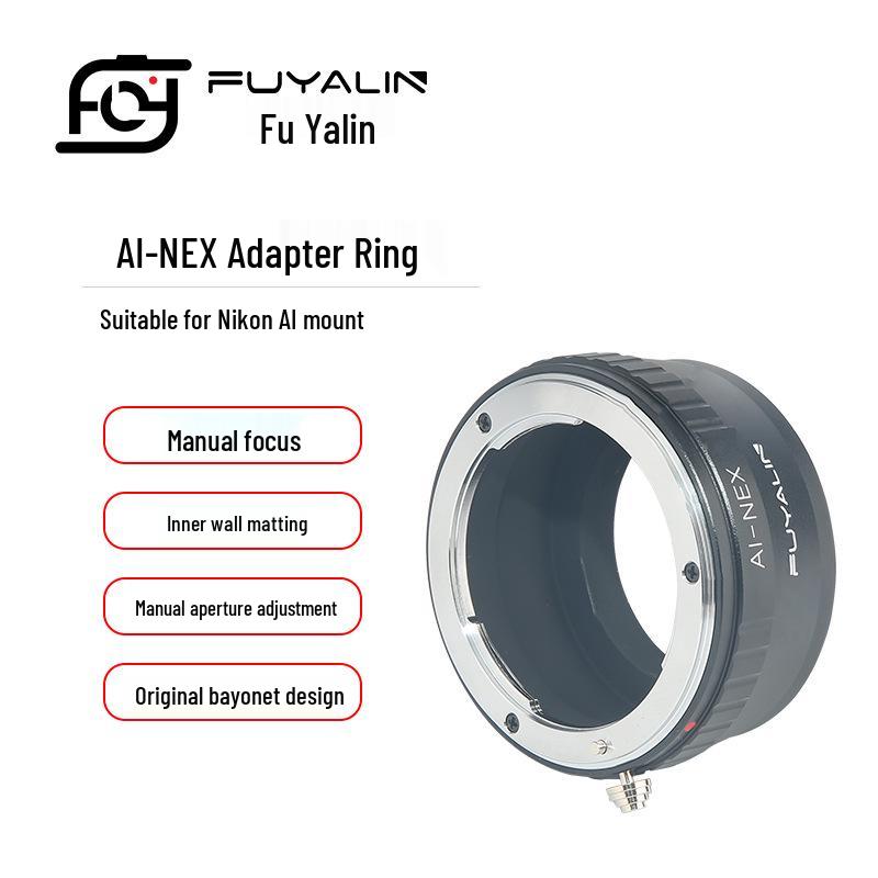 AI-NEX Lens Adapter Ring for Nikon AI Lenses To Sony NEX Mirrorless Cameras.