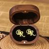 Custom Stainless Steel Initials Letter Cufflinks Fashion Men's Suits Accessory Wedding Jewelry Personalization Letters Cuff Link