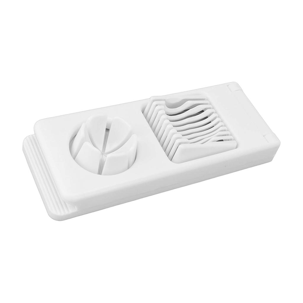 2 In 1 Egg Cutter Multipurpose Stainless Steel Wire Manual Boiled Egg Cutter for Strawberry Soft Fruit Tomato Sausage