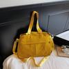 Women's Shoulder Bag Lightweight Solid Color Large Capacity Crossbody Bag
