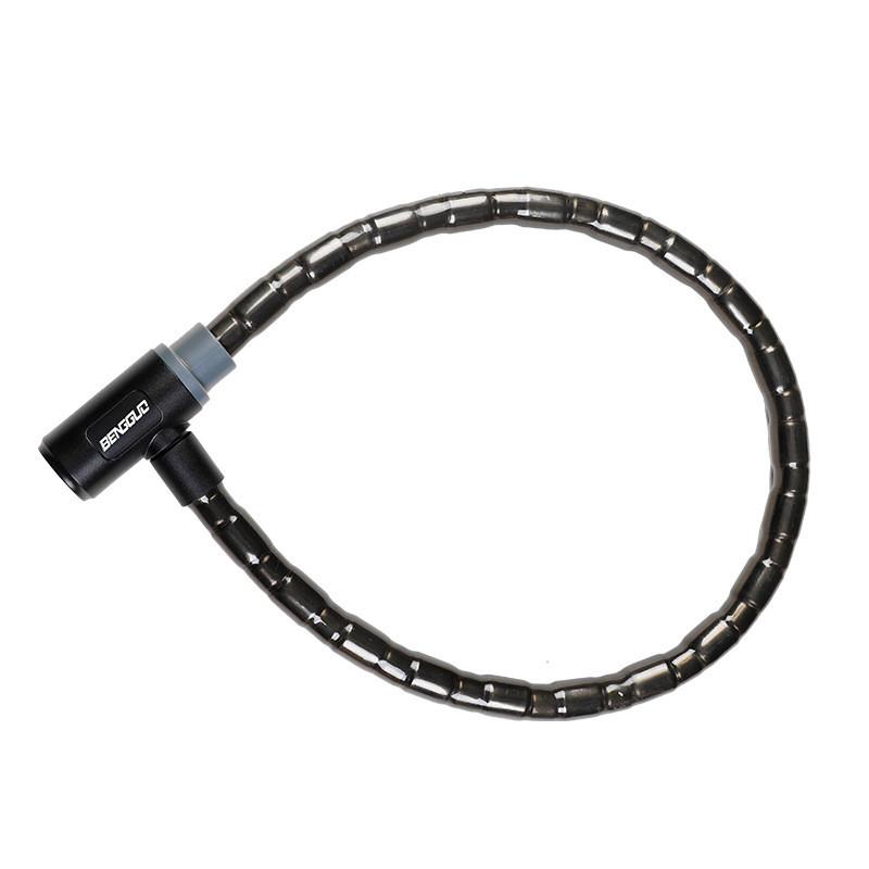 Bike Lock Portable Steel Cable With Keyed Lock For Mountain And Road Bicycles