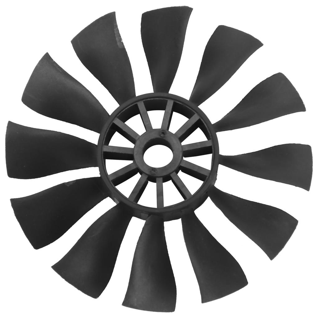 50mm Duct Fan 12‑Blade Propeller Plastic Duct Fan Accessories for RC Planes BlackCCW