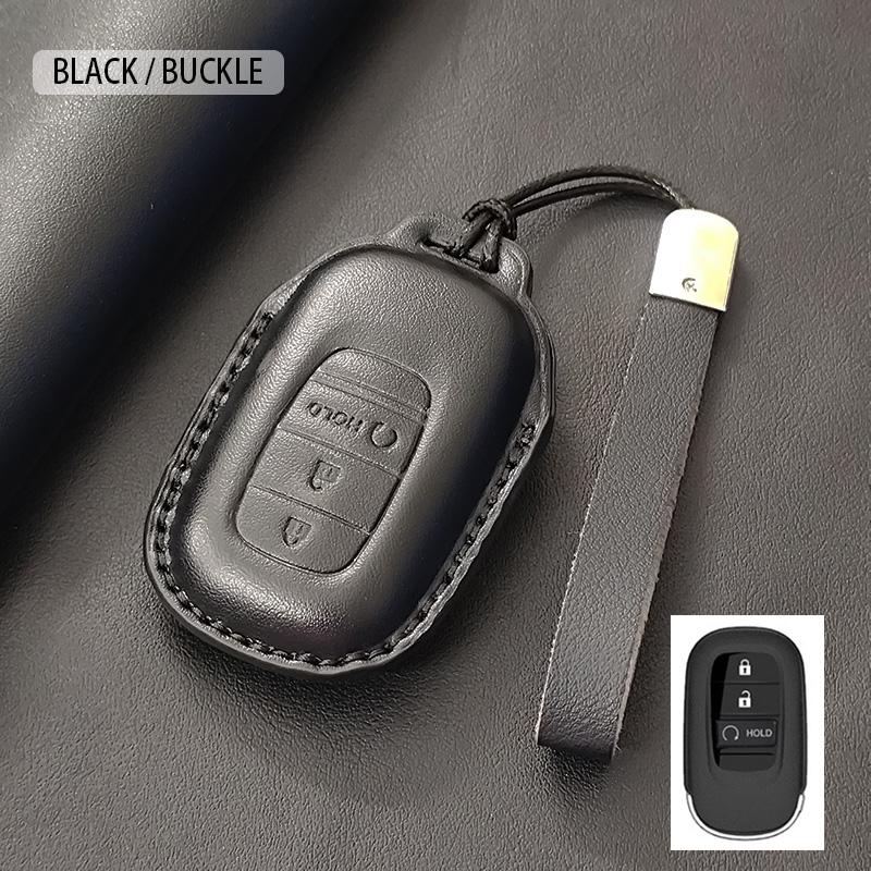Car Key Case Cover Fob For Honda Accord Civic 11Th Hr-V Cr-V Pilot Sport Si Ex Keyless Keychain Durable