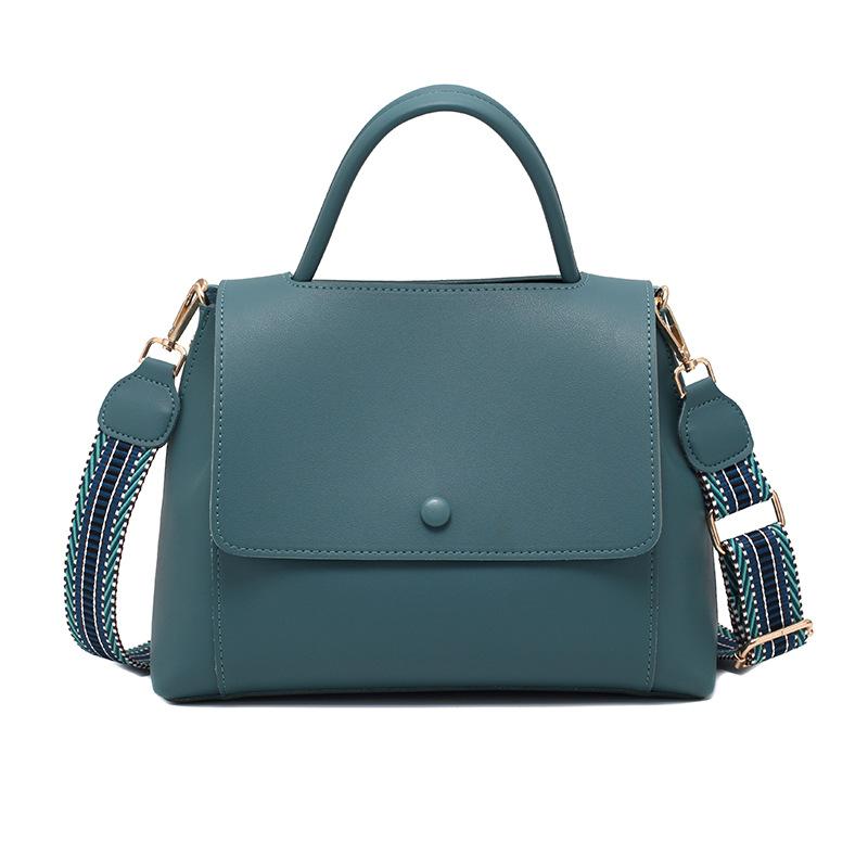 Versatile women's bag 2025 new leather texture simple handbag foreign retro large capacity shoulder messenger bag