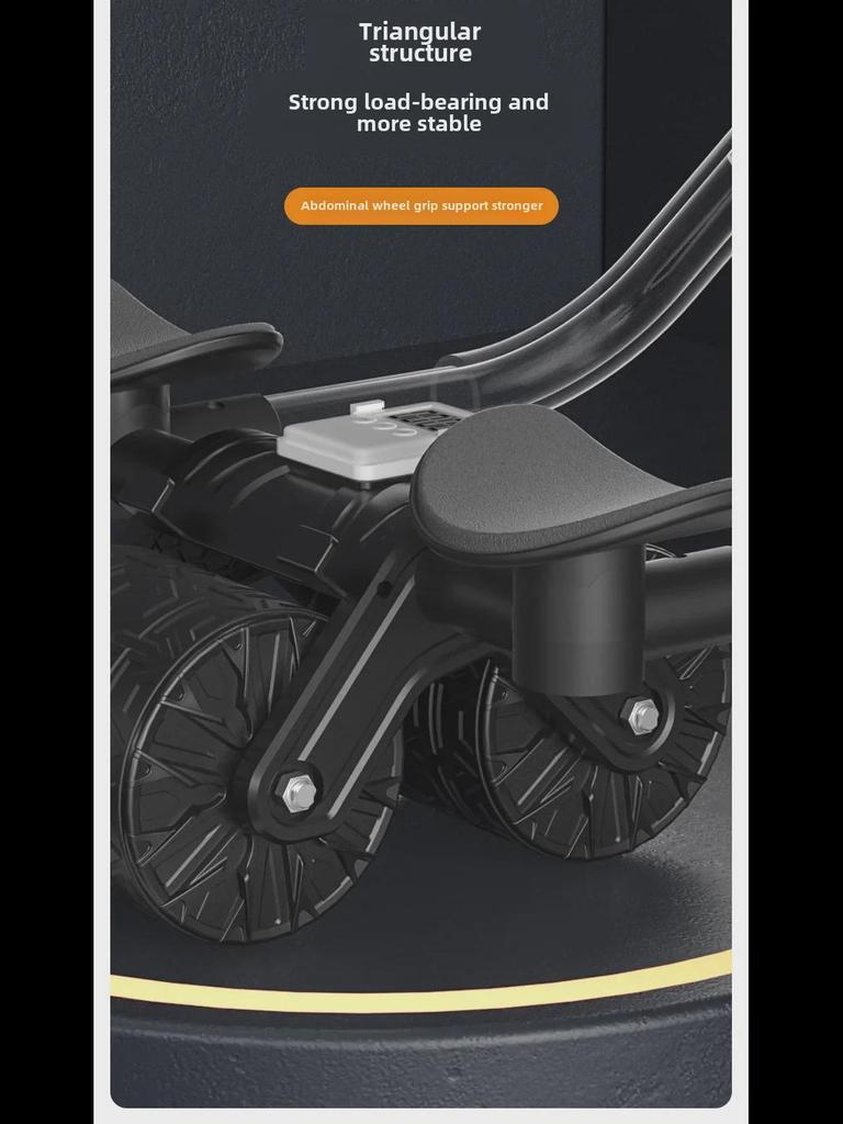 Dvojúčelový břišní válec s oporou loktů - automatický odraz pro domácí trénink břišních svalů, vhodný pro muže i ženy