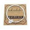 Nylon Ukulele Strings Tuning Replacement 4 Pack 4 Strings for Musical Instruments Easy for Beginners Easy on Fingertips