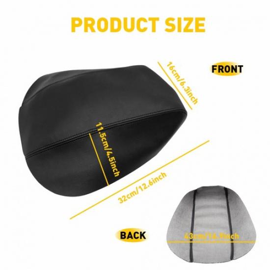 Fits For 2011-2018 Ford Explorer Leather Center Console Lid Armrest Cover Black