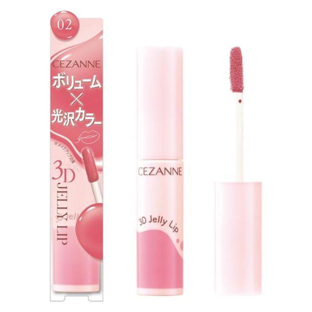 

CEZANNE 3D Jelly Lip 01 Peach Melba 02 Milk Rose 02 Milk Rose