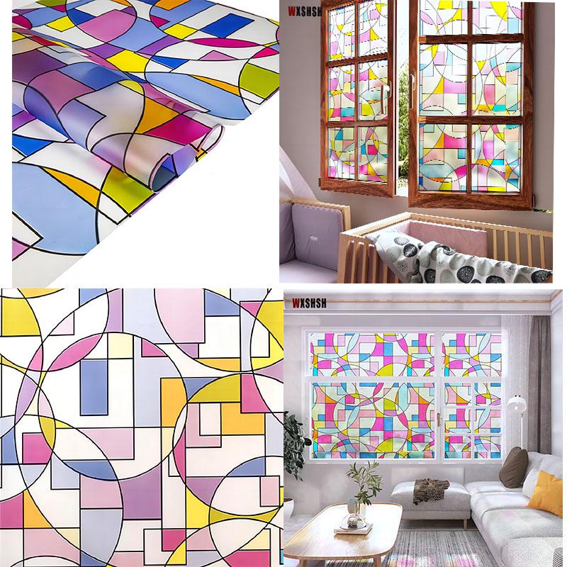 Folie pentru geam Magnolia Aderență statică Control căldură Protecție intimitate Drop-Shipping Reutilizabilă Removabilă Folie de sticlă Decor casă