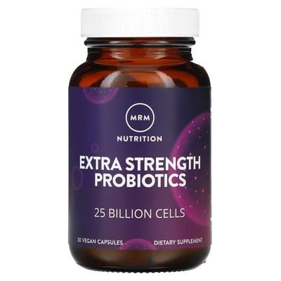 Nutrition, Extra Strength Probiotic, 25 Billion Active Cultures, 30 Veggie Capsules