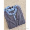 Women's Loose Fake Two-Piece Knitted Cardigan & Pullover - Spring/Autumn