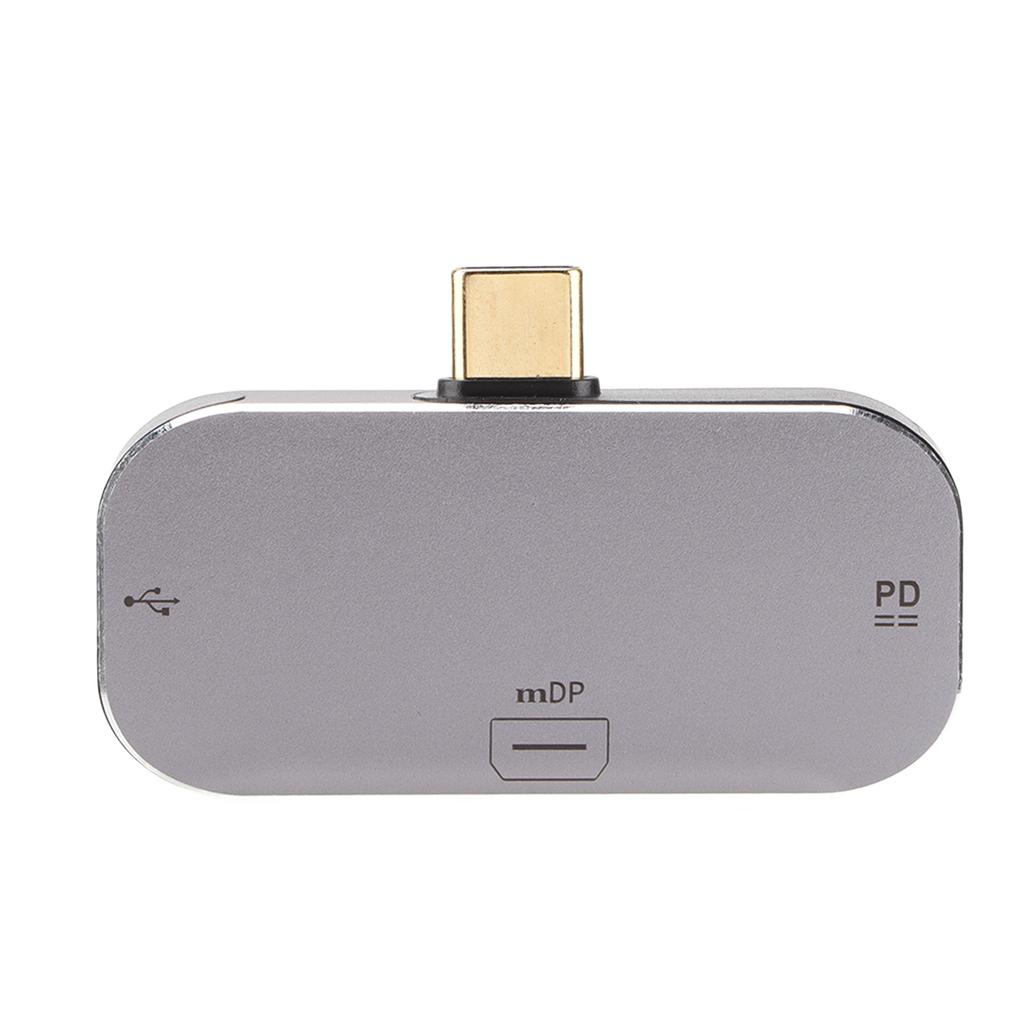 Docking Station 3 in 1 Type C Male to Mini DP USB A Type C Female USB C Dock for Windows for Android for OS X