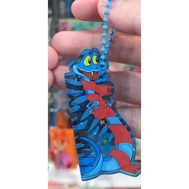 Disneys Zootopia Nick Wilde Judy Hopps Double Sided Acrylic Ruler Ruler Keychain Schoolbag Charm Stationery Merchandise