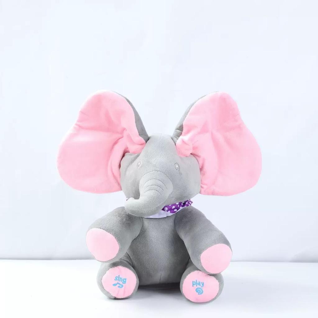 HOMZY Anime Plush Doll With Lighting Music Airbag Kawaii Appease Toy Baby To Soothe Sleep Peluche For Kids Gift