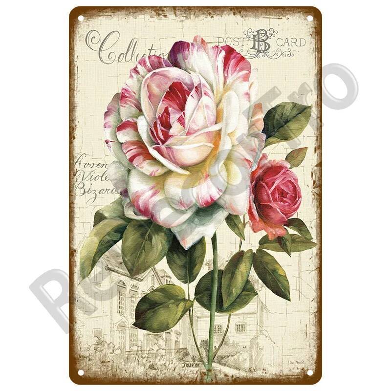 Dpc Rustic Farmhouse Theme Retro Lavender Print Wall Sign Metal Decor Home Garden Cozy Plaque