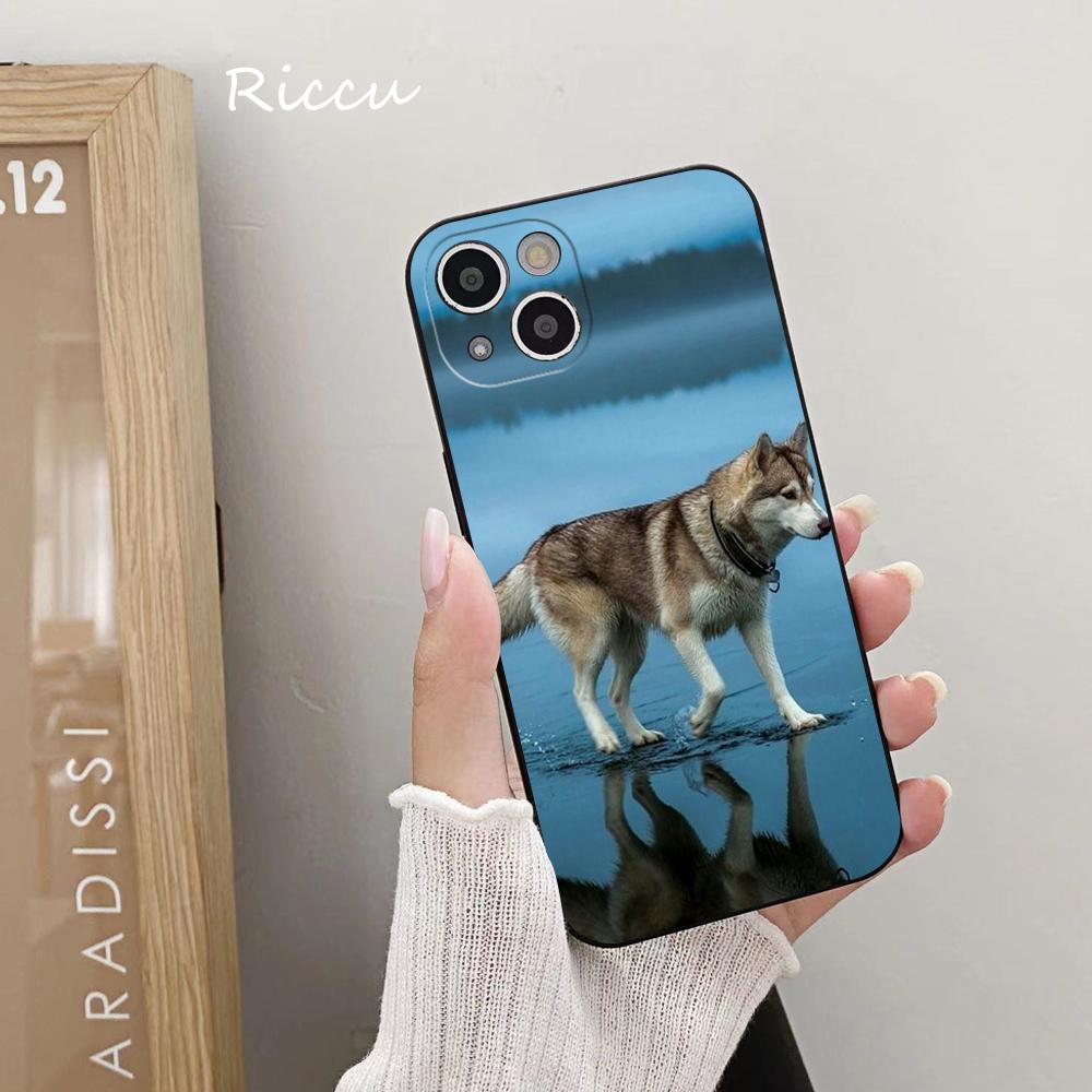 FOR IPhone Cute Alaskan Dog Phone Case FOR IPhone 14 11 12 Pro 8 7 Plus SE X Pro 14 MAX 12 13 MINI XR XS Iphone 14 Phone Covers