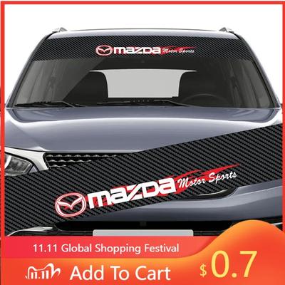 2025 Heißes Auto Frontscheiben Reflektierender Aufkleber Heckscheiben Aufkleber für Mazda 2 3 5 6 Axela Atenza Speed CX7 CX5 CX9 CX30 RX8 RX