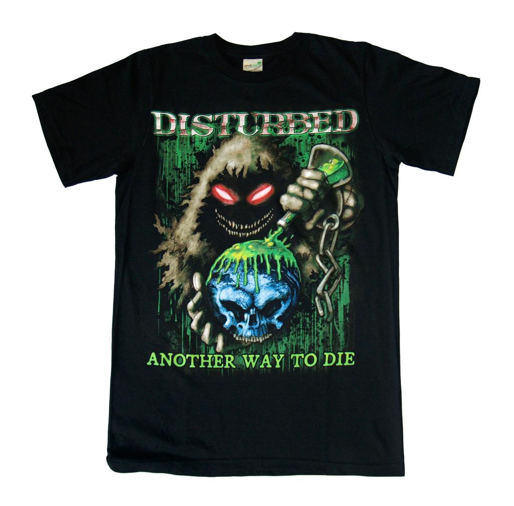 DISTURBED - Toxic Globe - T SHIRT S-M-L-XL-2XL Brand New Official T Shirt !!!