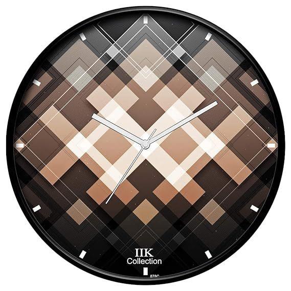 

Designer Analog Round Wall Clock with Glass (28 x 28 x 6 cm)